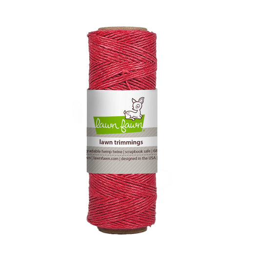 Lawn Fawn Hemp Twine - Red