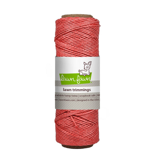 Lawn Fawn Hemp Twine - Coral