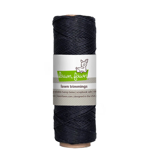 Lawn Fawn Hemp Twine - Black