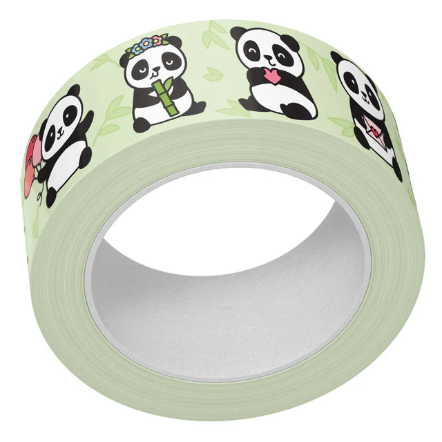 Lawn Fawn Pink I Heart Pandas Washi Tape