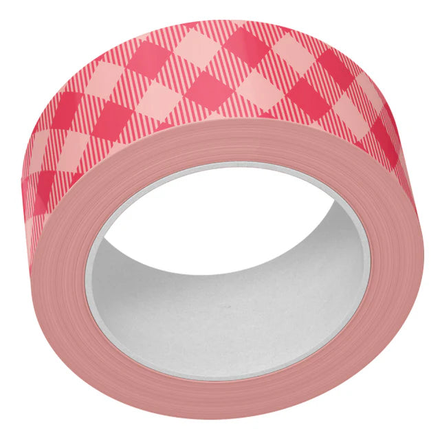 Lawn Fawn Pink Gingham Washi Tape