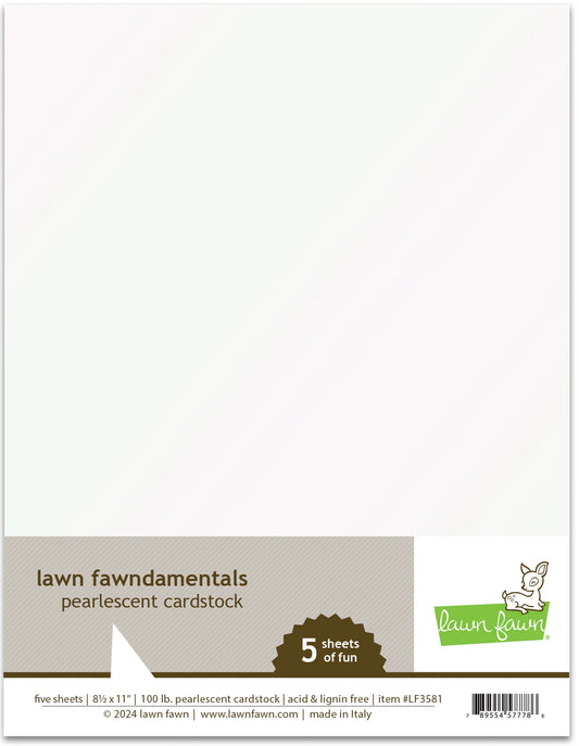 Lawn Fawn Pearlescent Cardstock