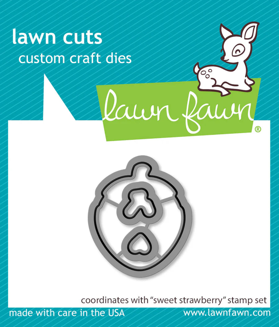 Lawn Fawn Sweet Strawberry Coordinating Die Set