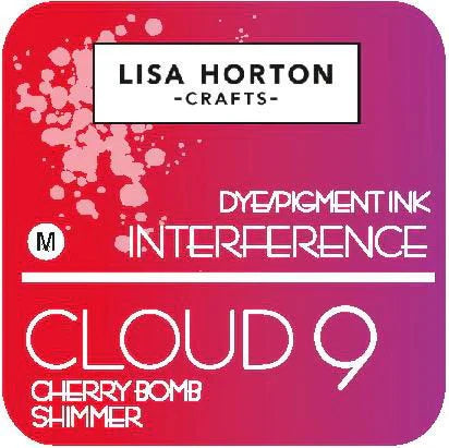 Lisa Horton Crafts Interference Ink Pad - Cherry Bomb Shimmer