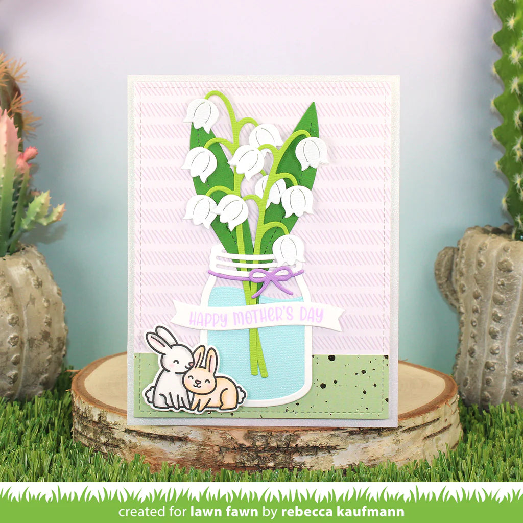 Lawn Fawn Lovely Lilly of the Valley Die Set