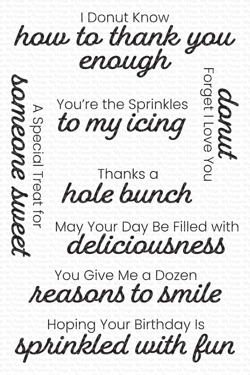 My Favorite Things A Dozen Reasons to Smile Stamp Set