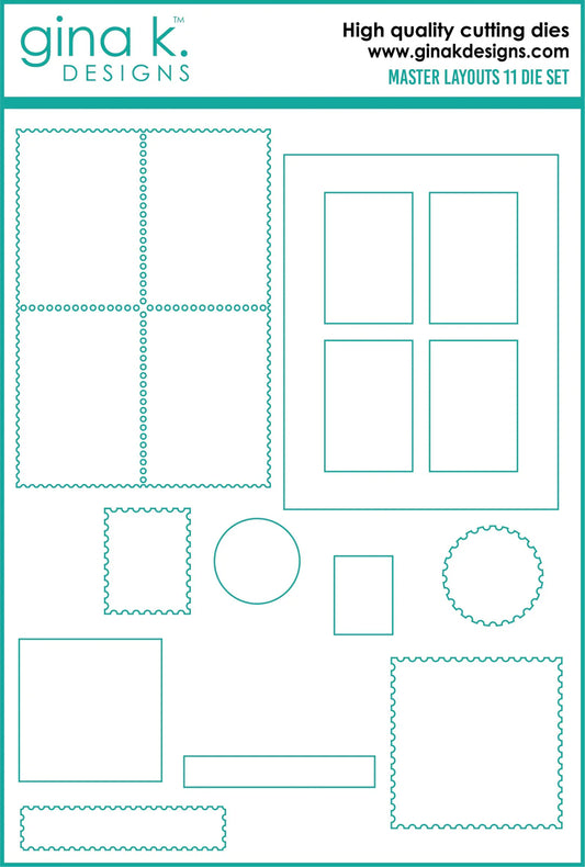 Gina K Designs Master Layouts 11 Die Set