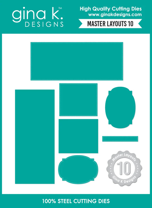 Gina K Designs Master Layouts 10 Die Set