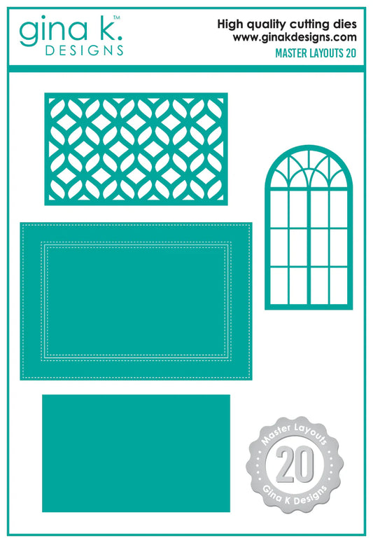 Gina K Designs Master Layouts 20 Die Set