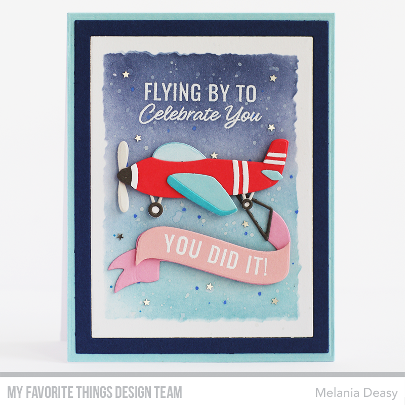 My Favorite Things Plane and Simple Sentiments Stamp Set