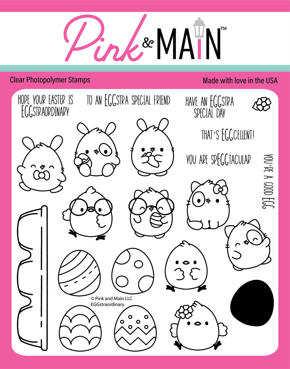 Eggstraordinary Stamp Set