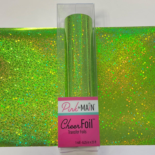 Pink & Main Cheerfoil® - Sparkle Green