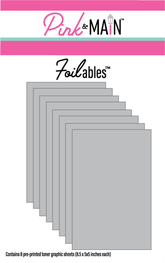 Pink & Main Foilables Silver Toner Sheets