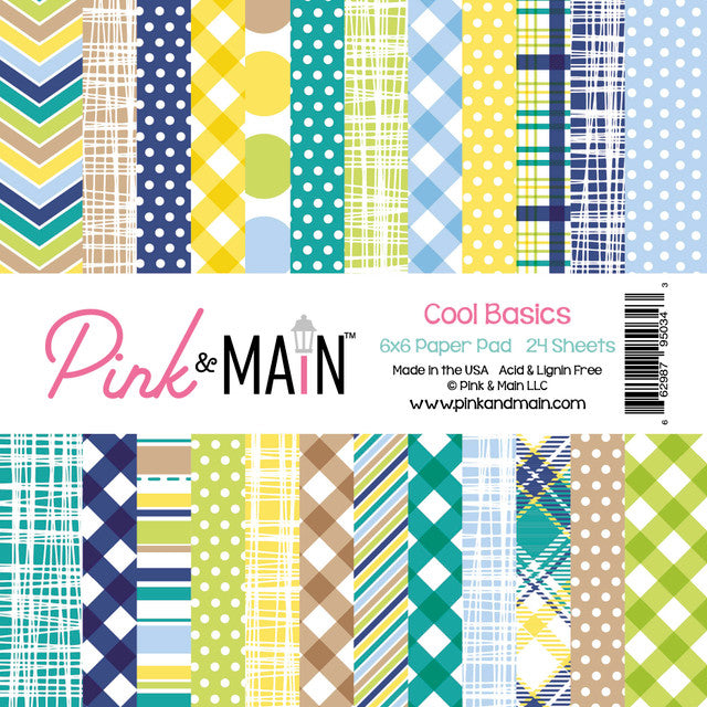 Pink & Main Cool Basics 6x6 Paper Pad