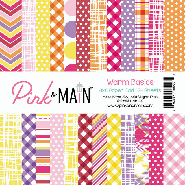Pink & Main Warm Basics 6x6 Paper Pad