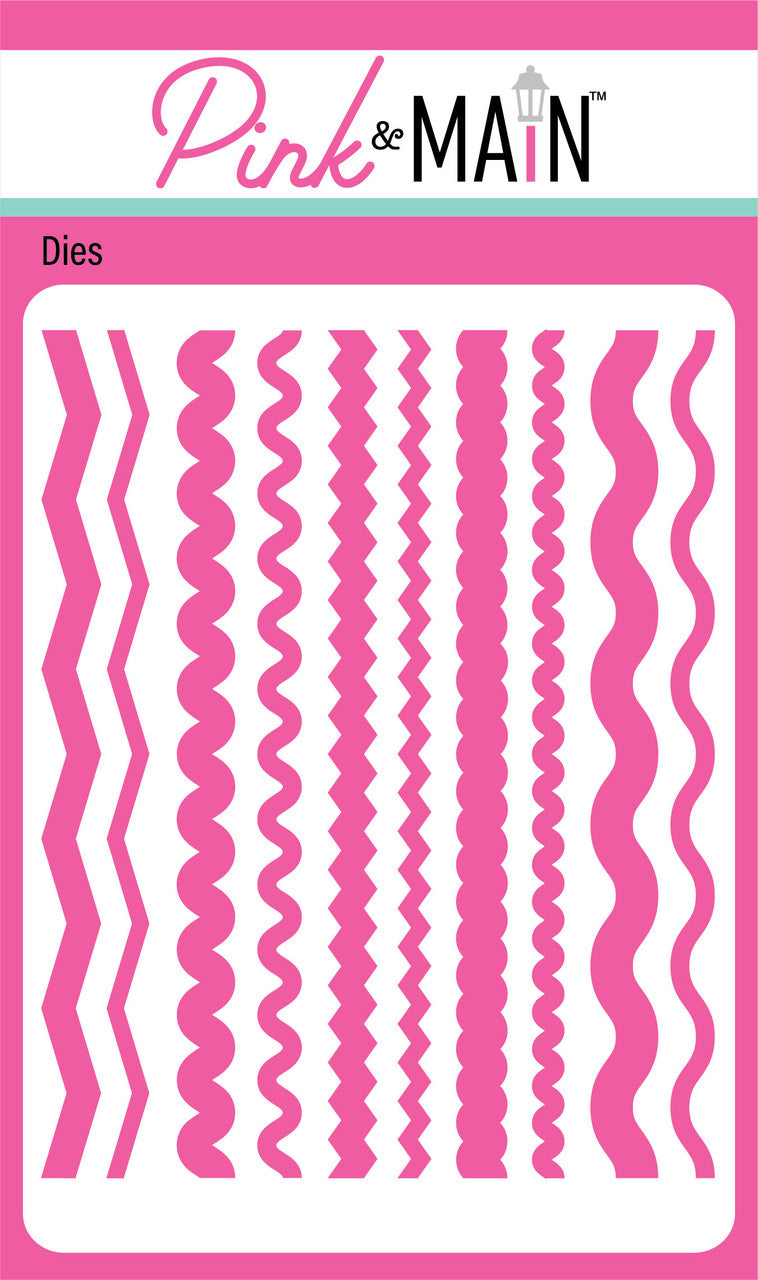 Pink & Main ZigZag Layering Borders Dies