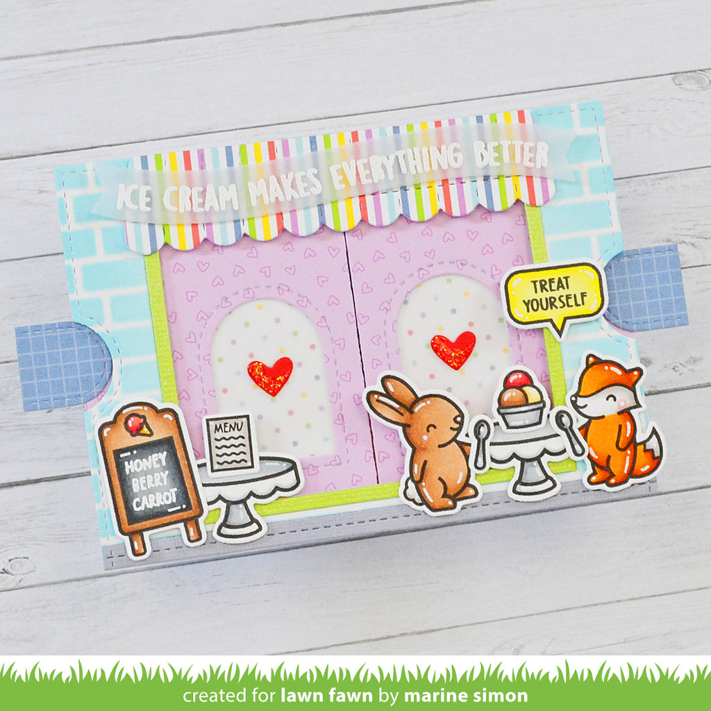 Lawn Fawn Pint-Sized Patterns Summertime Petite Paper Pack (6"x6")