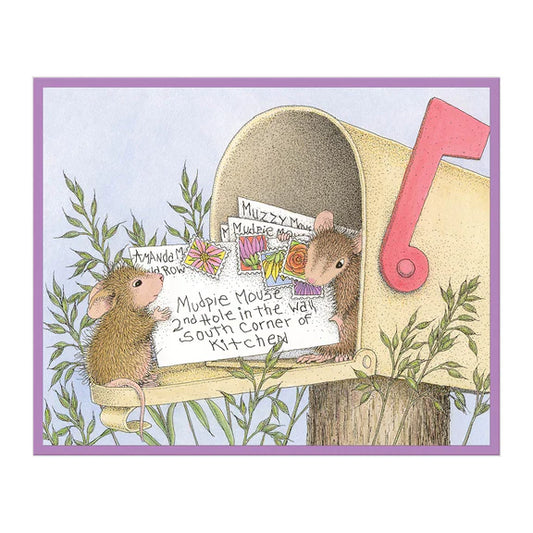 Spellbinders Mouse Mail Cling Rubber Stamp (House-Mouse)