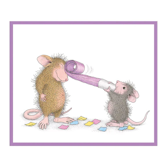Spellbinders Party Time! Cling Rubber Stamp (House-Mouse)