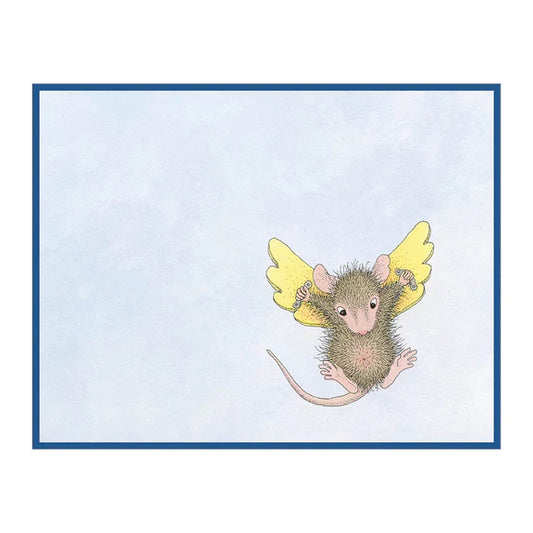 Spellbinders Flying to See You Cling Rubber Stamp (House-Mouse)