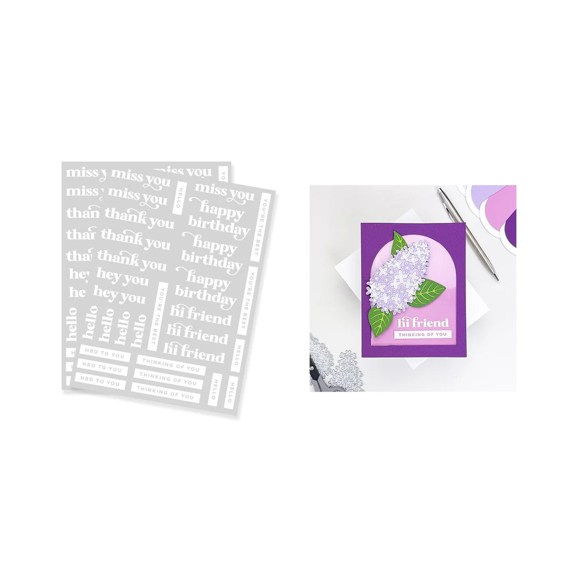 Hero Arts Must Have Mesages Hero Transfers (White)