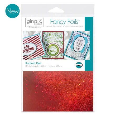 Gina K Designs/Thermoweb Fancy Foils -Radiant Red