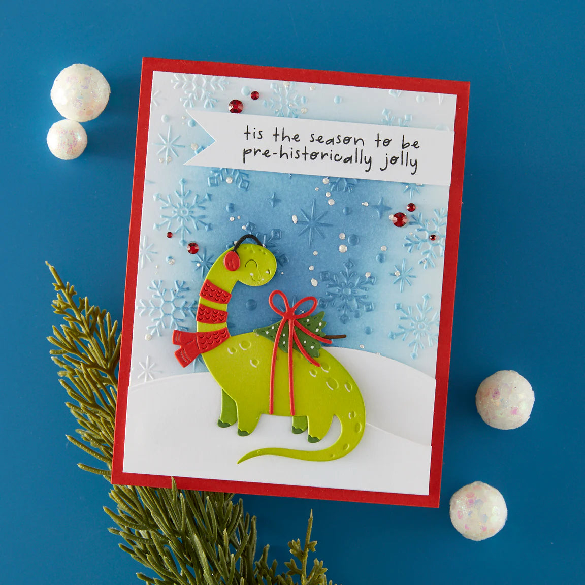 Dino-Sized Holiday - Exclusive Stamp and Die Set