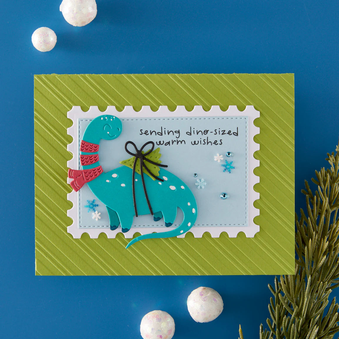 Dino-Sized Holiday - Exclusive Stamp and Die Set