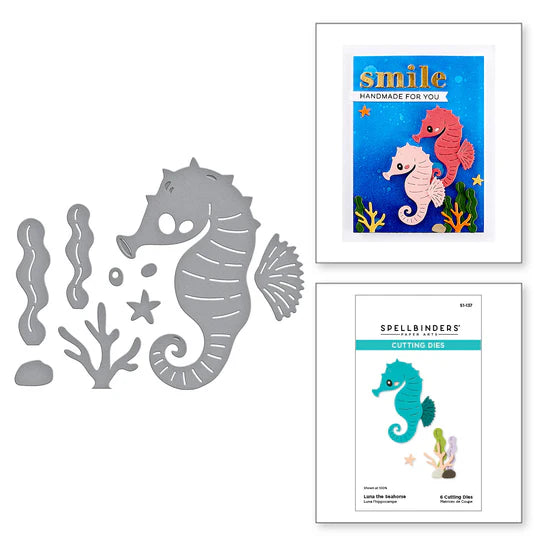 Spellbinders Luna the Seahorse Die Set