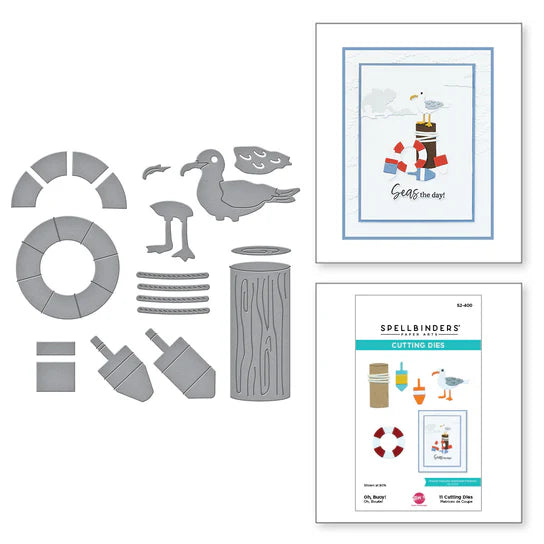 Spellbinders Oh Buoy! Die Set - The Fair Winds Collection