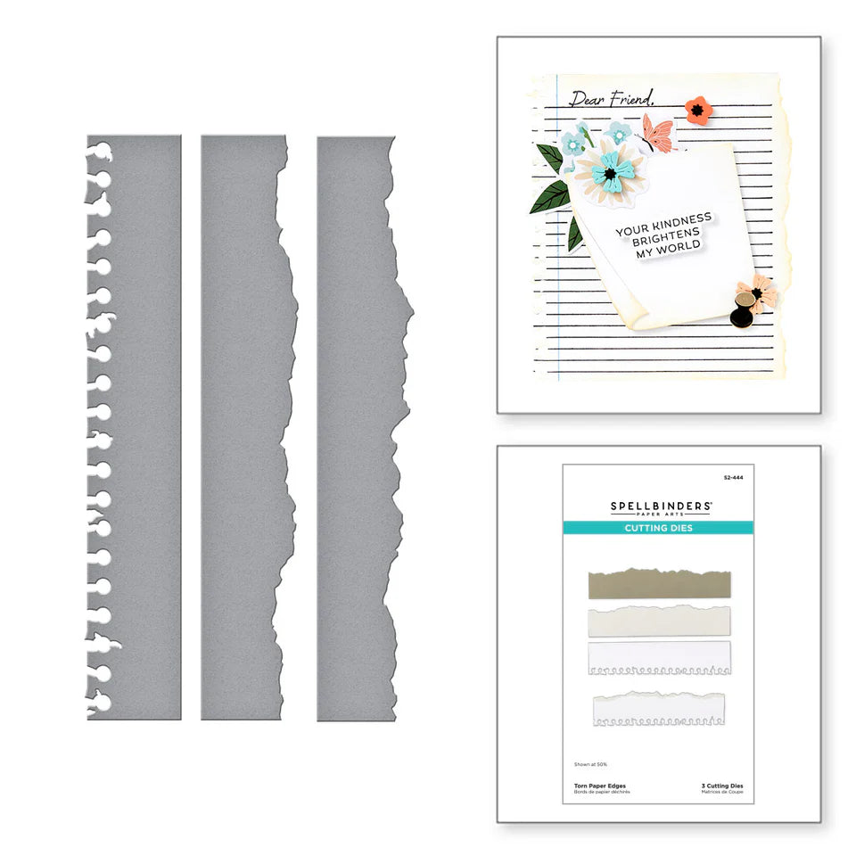 Spellbinders Torn Paper Edges Dies