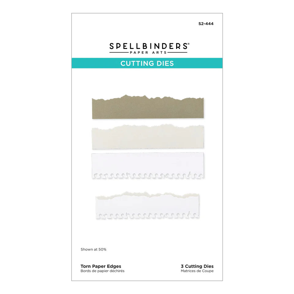 Spellbinders Torn Paper Edges Dies