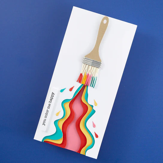 Spellbinders Artful Brush dies by Vicky Papaioannou