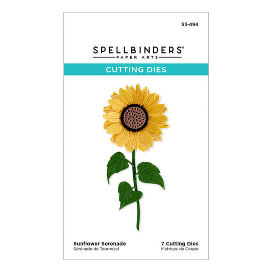 Spellbinders Sunflower Serenade Etched Dies Set