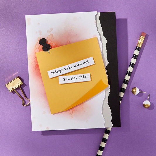 Spellbinders Torn Paper Edges Dies
