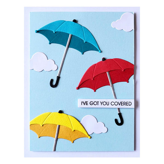 Spellbinders Rain or Shine Etched Die Set - Vicky Papaioannou