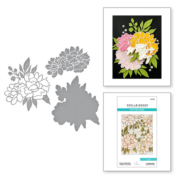 Spellbinders Peony Celebration Dies