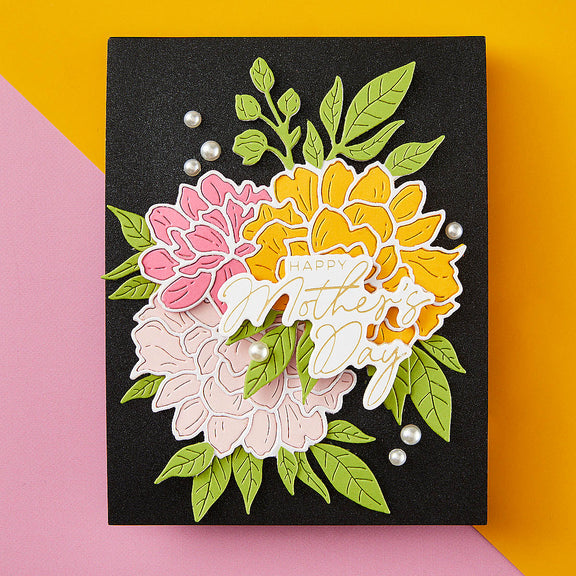 Spellbinders Peony Celebration Dies