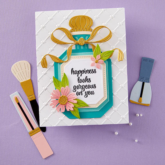 Spellbinders Gorgeous You Perfume Bottle Dies