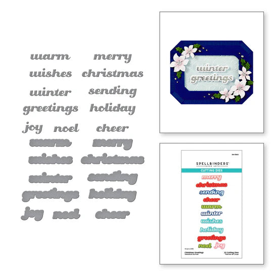 Spellbinders Christmas Greetings Dies