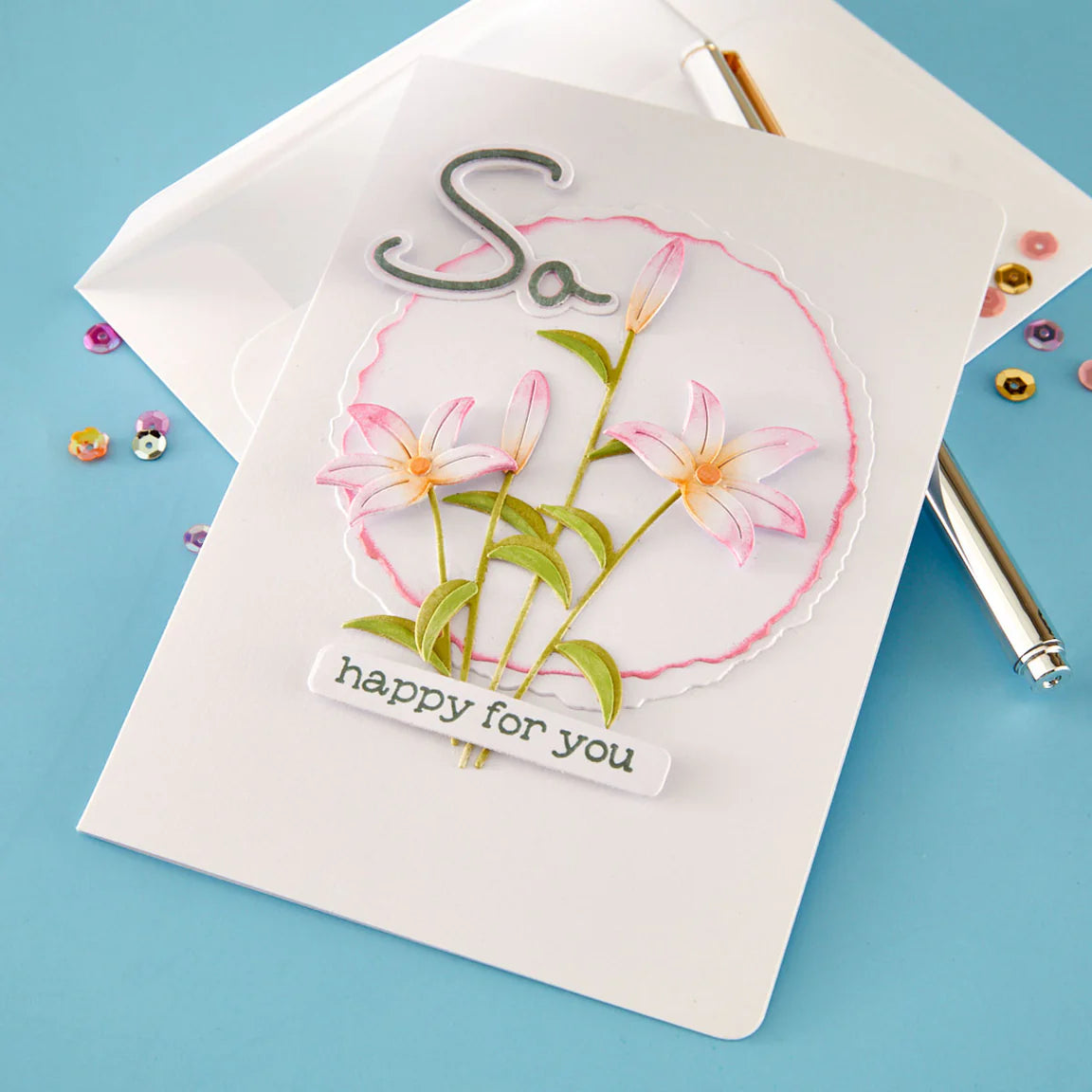Spellbinders Ripped Edge Circles Die Set by Lisa Horton