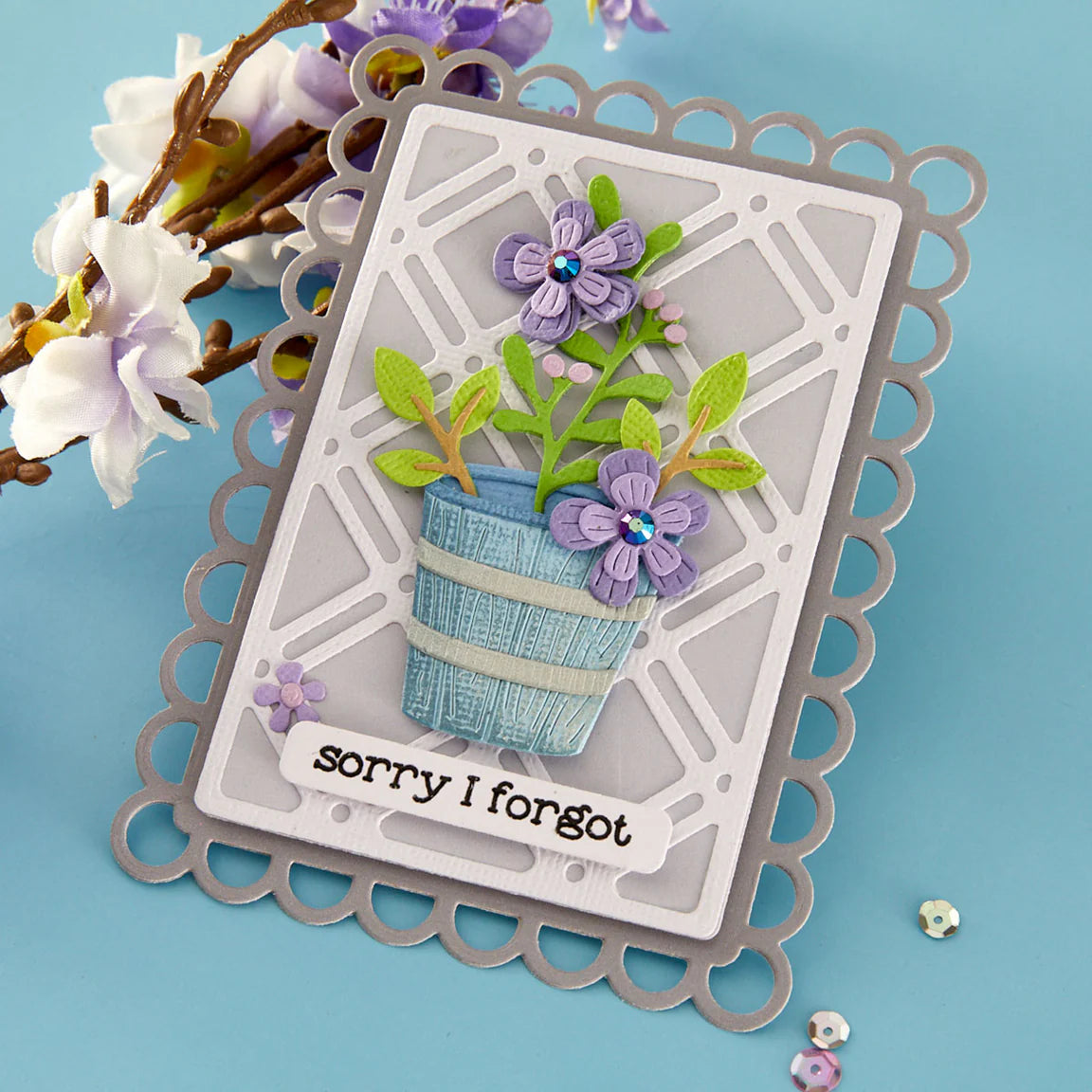 Spellbinders Garden Planter Die Set by Lisa Horton
