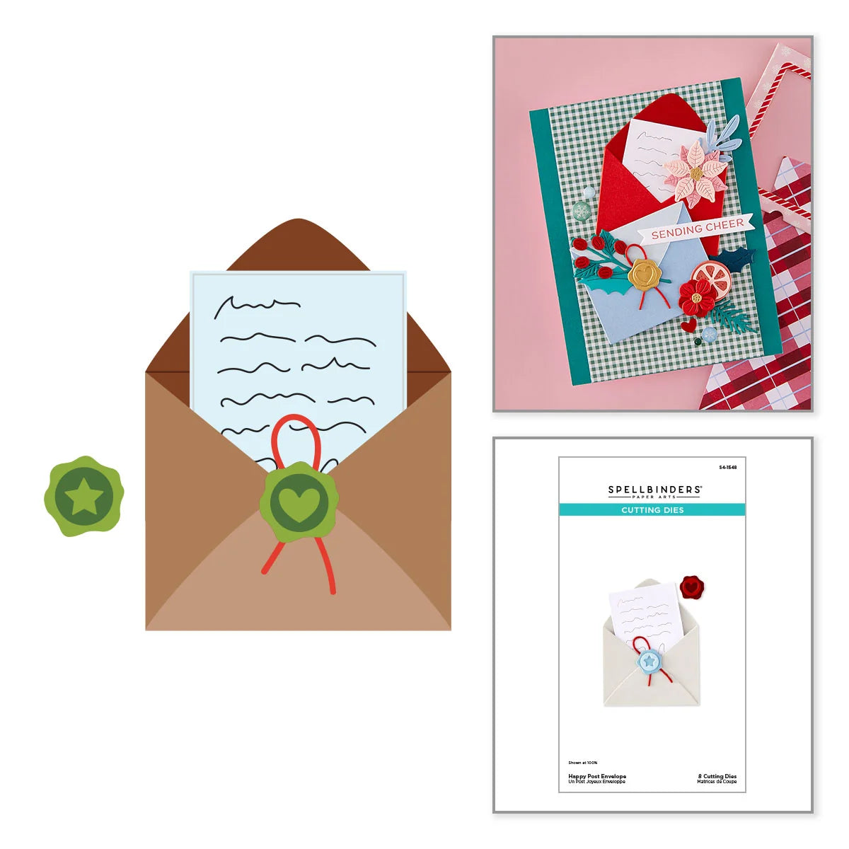 Spellbinders Happy Post Dies
