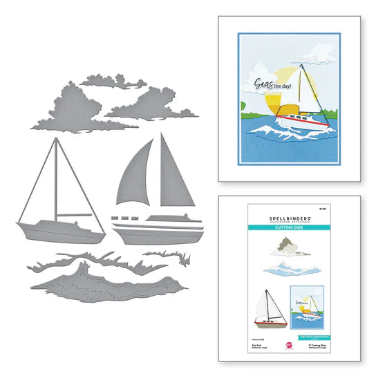 Spellbinders Set Sail Die Set - The Fair Winds Collection