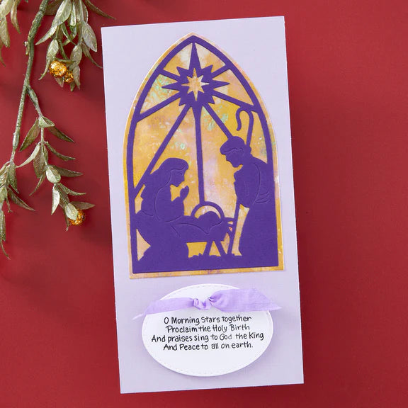 Stampendous Christmas Blessings Sentiments Stamp Set (Spellbinders)