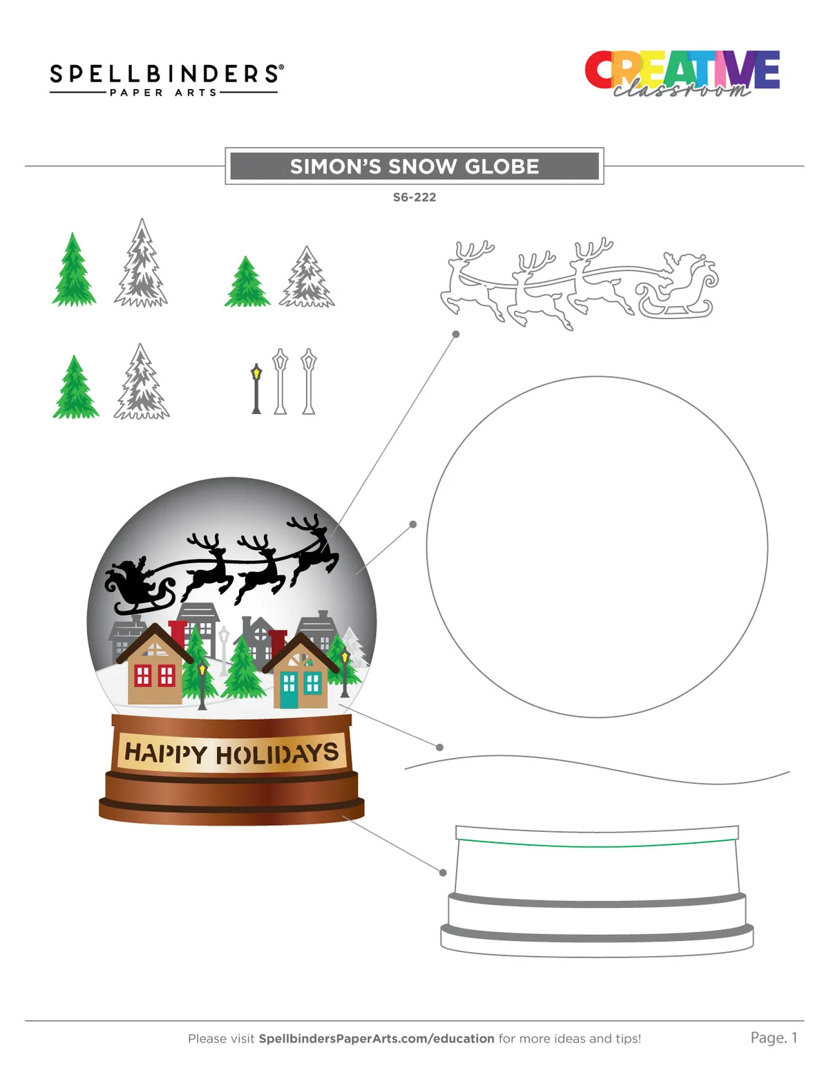 Simon's Snow Globe Die Bundle by Simon Hurley for Spellbinders