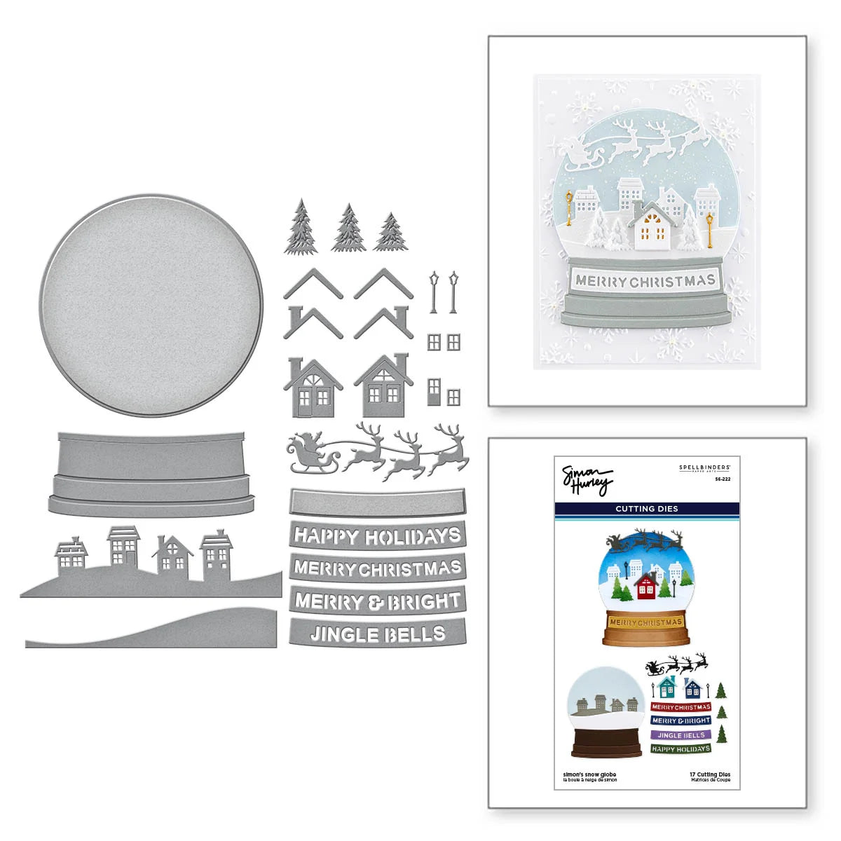 Simon's Snow Globe Die Bundle by Simon Hurley for Spellbinders
