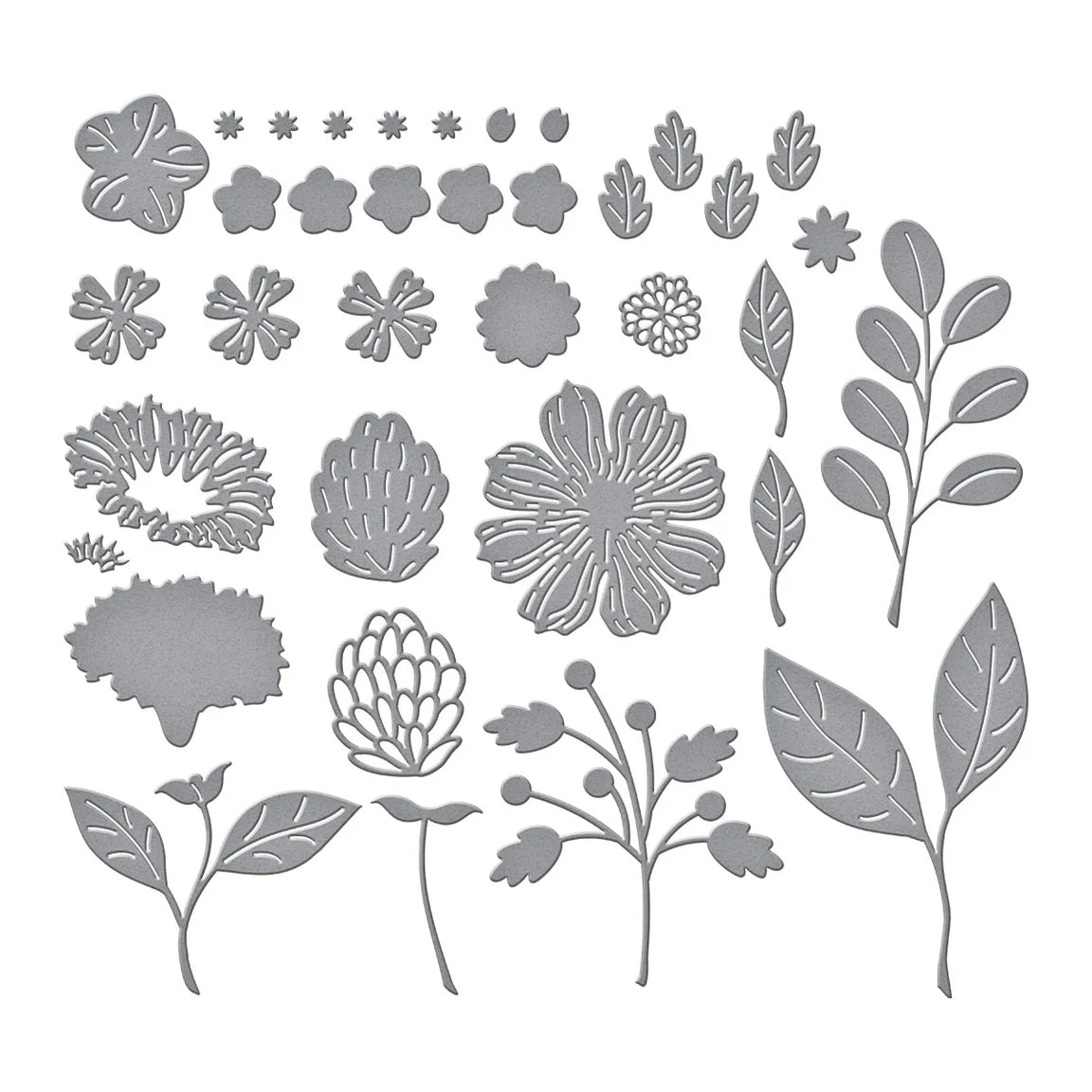 Spellbinders Vivid Blooms Die Set