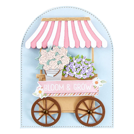 Spellbinders Flower Cart Die Set