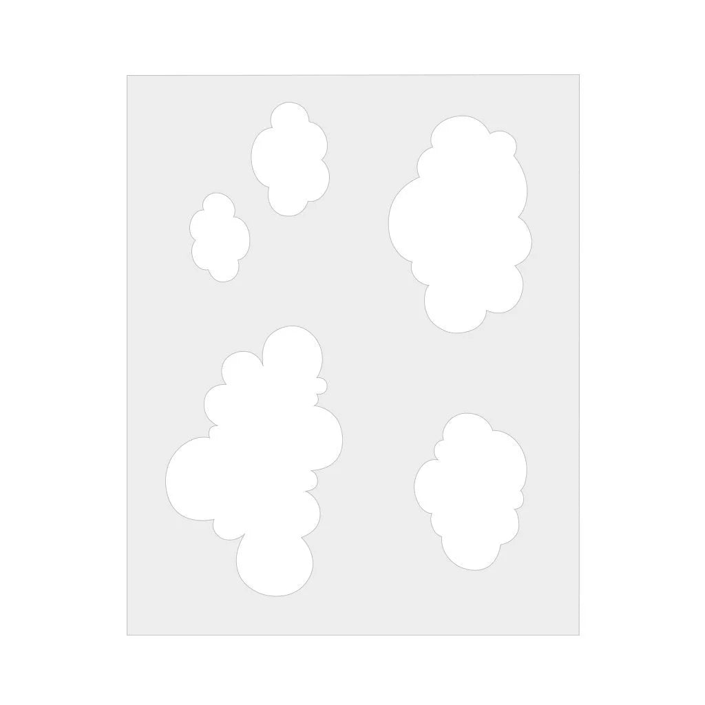 Hero Arts Cloud Pattern Stencil